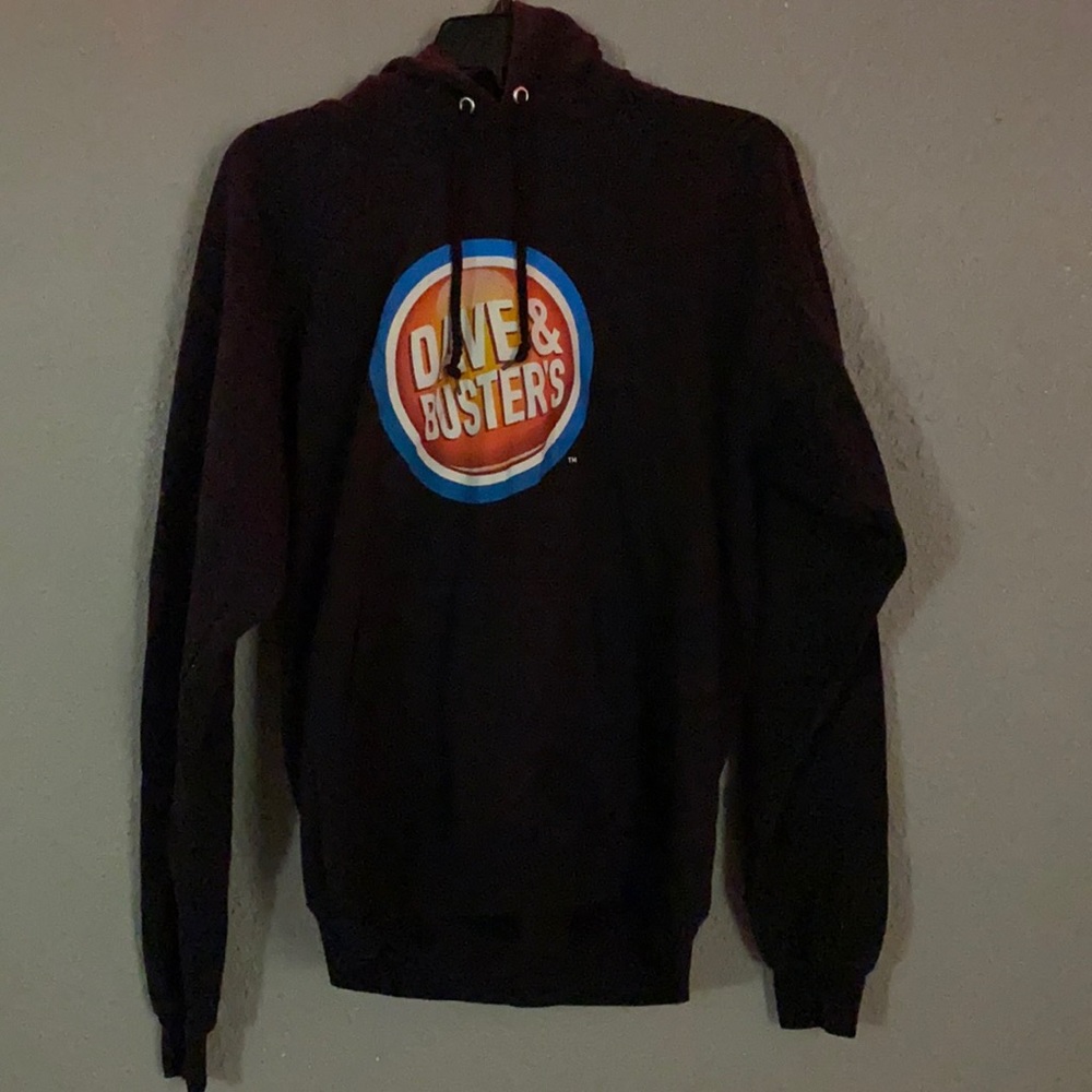 Black Dave & Busters Hoodie